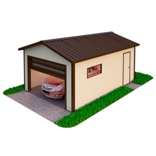 Гараж из сэндвич панелей