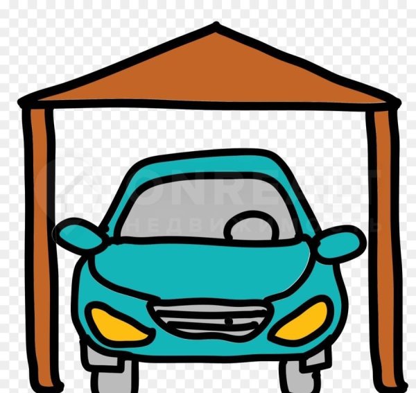 Мультяшный гараж для машин