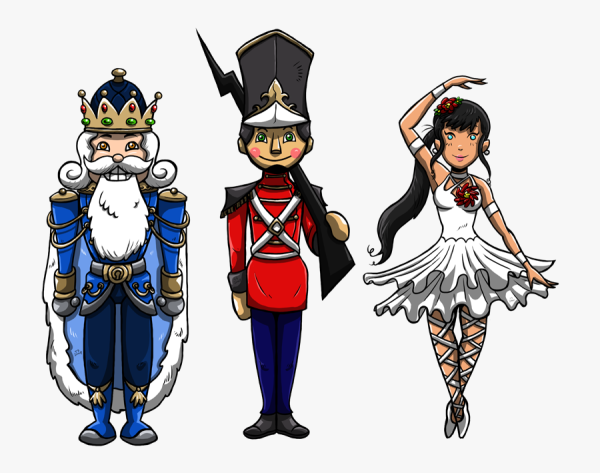 Персонажи сказки Щелкунчик и мышиный Король