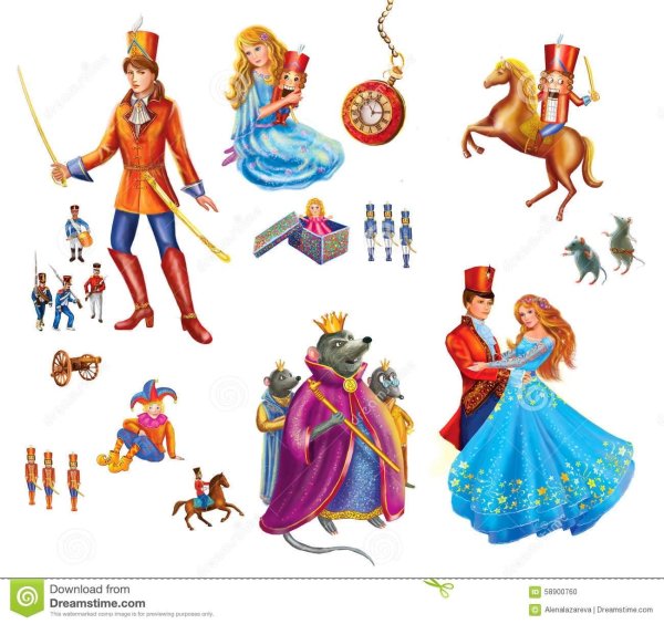 Персонажи сказки Щелкунчик и мышиный Король