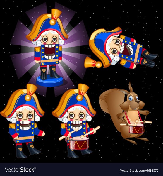 Герои из мультфильма Щелкунчик