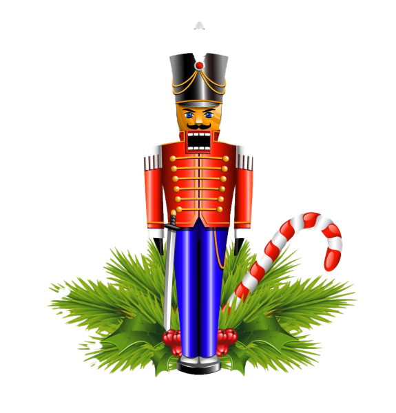 Щелкунчик на прозрачном фоне