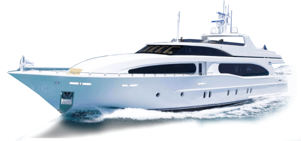 Яхта без фона