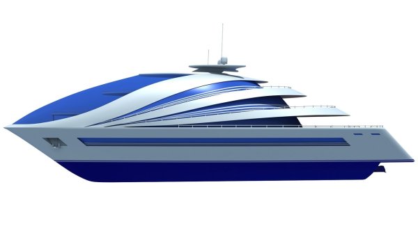 Яхта без фона