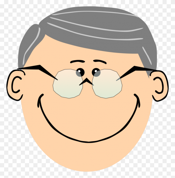 Мультяшное лицо бабушки