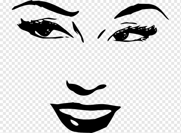 Векторное изображение лица