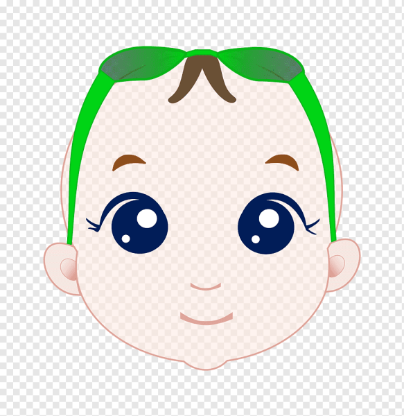 Лицо ребенка мультяшное