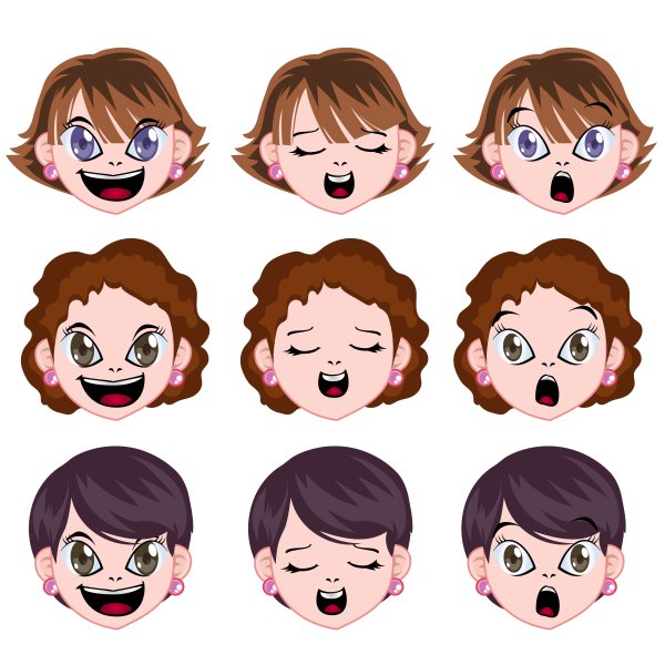 Мультяшные эмоции