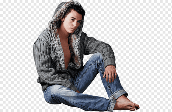 Мужчина на прозрачном фоне