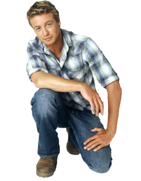 Парень присел на колено