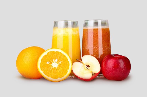Яблочный и апельсиновый сок