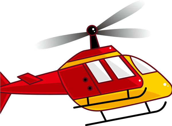 Вертолет мультяшный