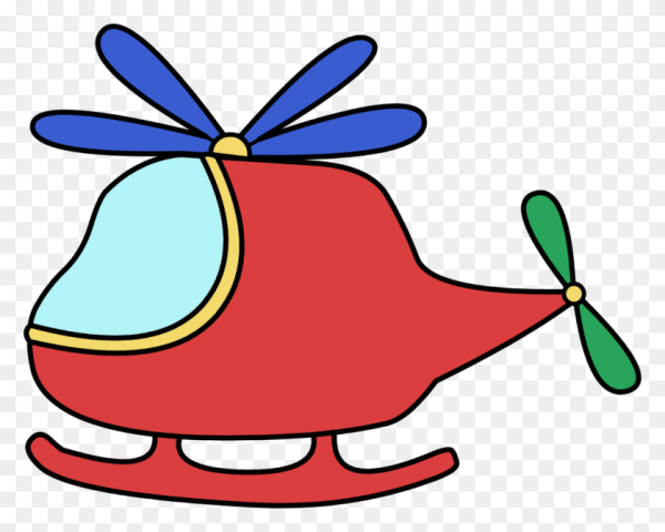 Вертолет без фона