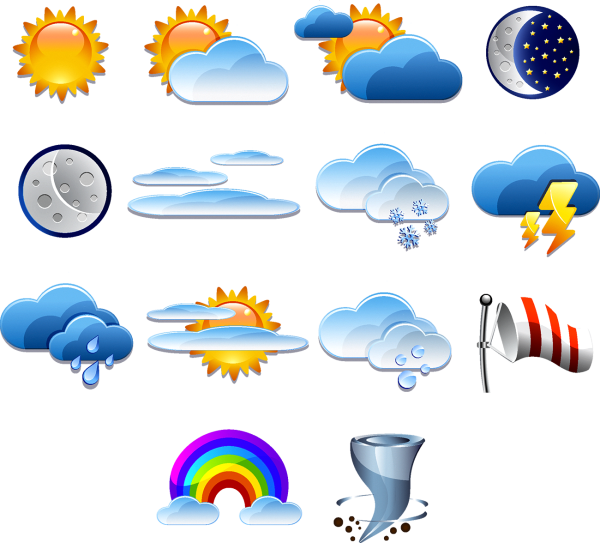 Погодные пиктограммы