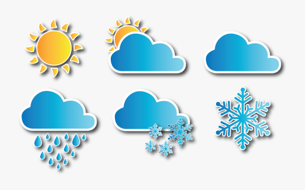 Погодные значки для детей