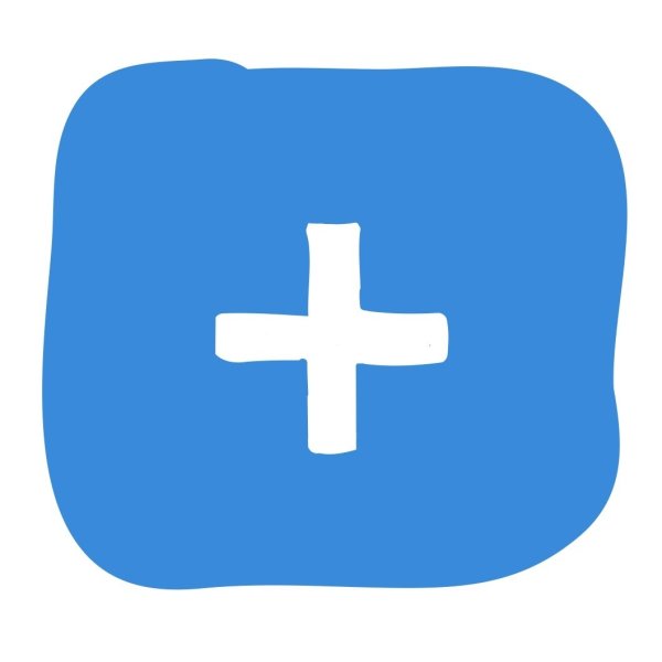 Красивый значок плюса