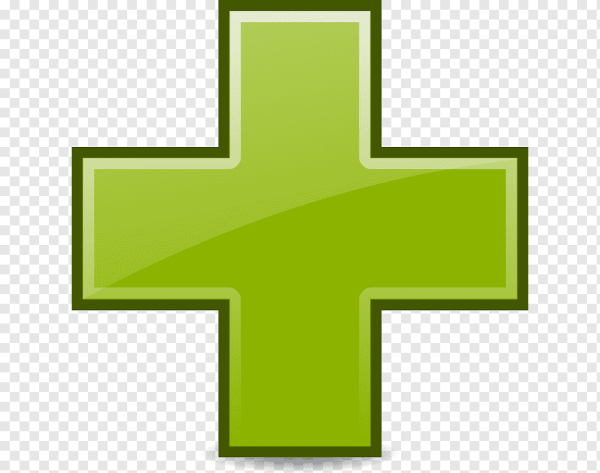 Зеленый плюсик