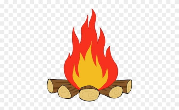 Огонь силуэт