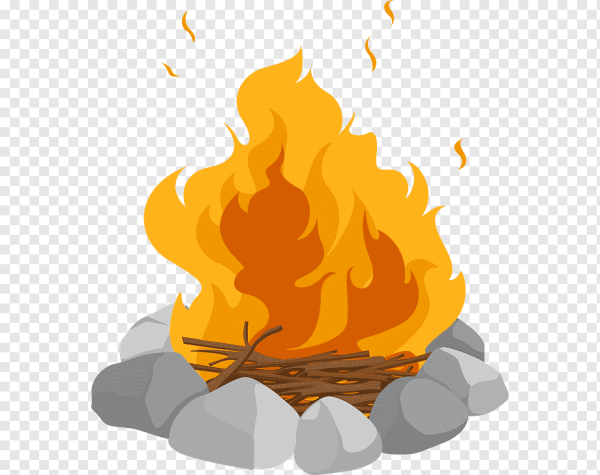 Костер рисунок