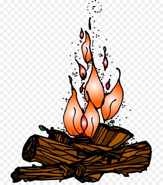 Огонь костер клипарт