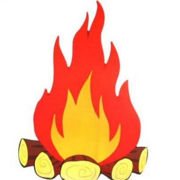 Костер стикер