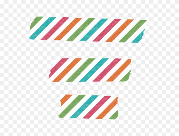 Декоративный скотч на прозрачном фоне