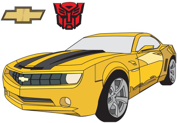 Бамблби машина вектор