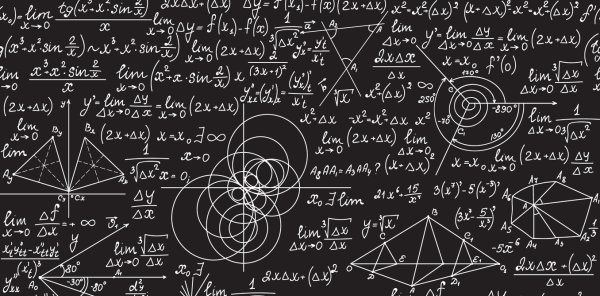 Доска с математическими формулами