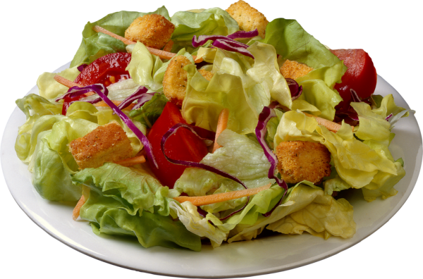 Салат на прозрачном фоне