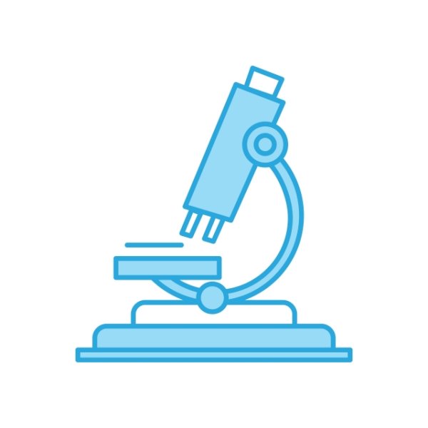 Микроскоп иконка вектор