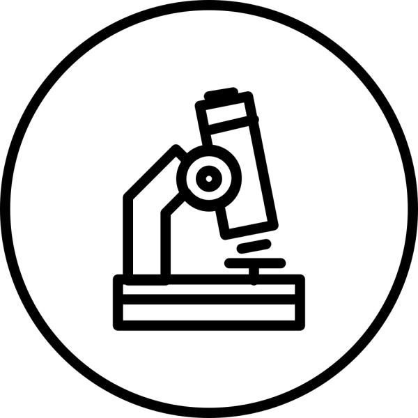 Микроскоп черно белый
