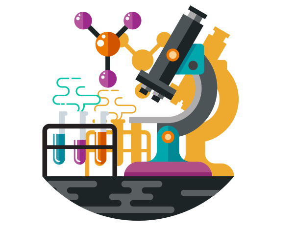Микроскоп логотип