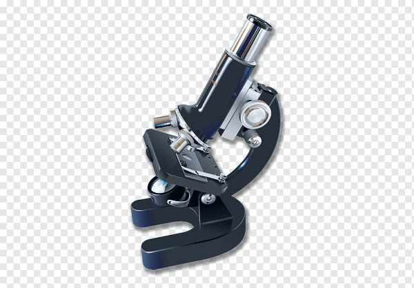 Микроскоп на прозрачном фоне
