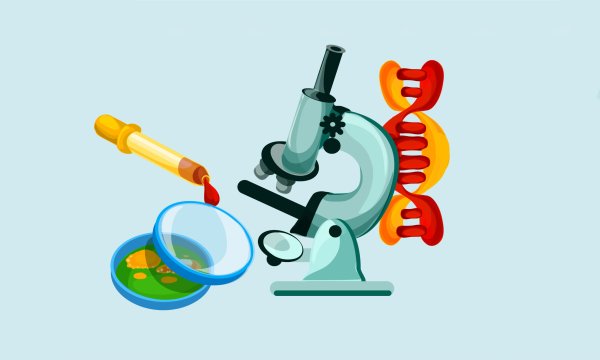 Микроскоп без фона