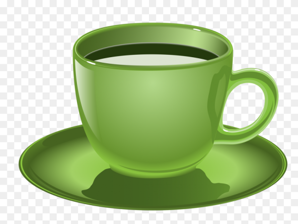 Зеленая чашка