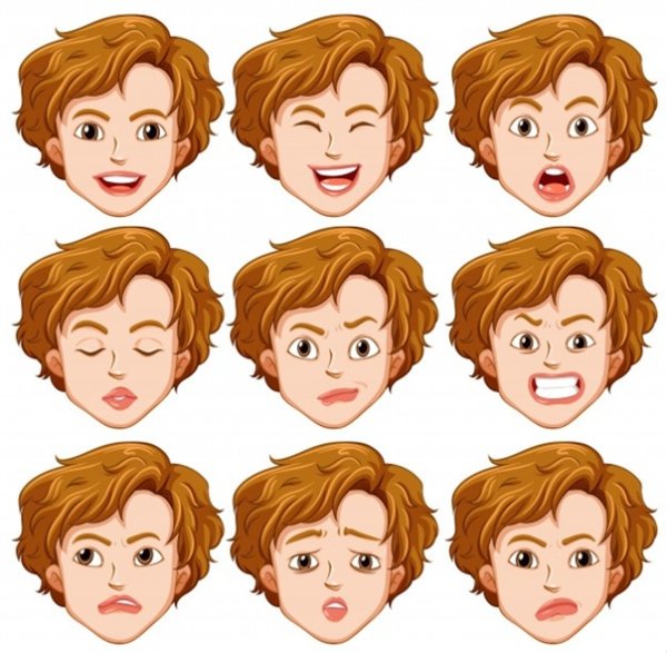 Выражение лица клипарт