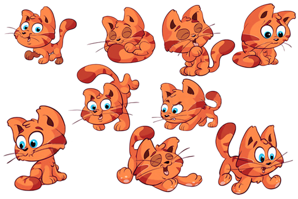 Мультяшные зверушки