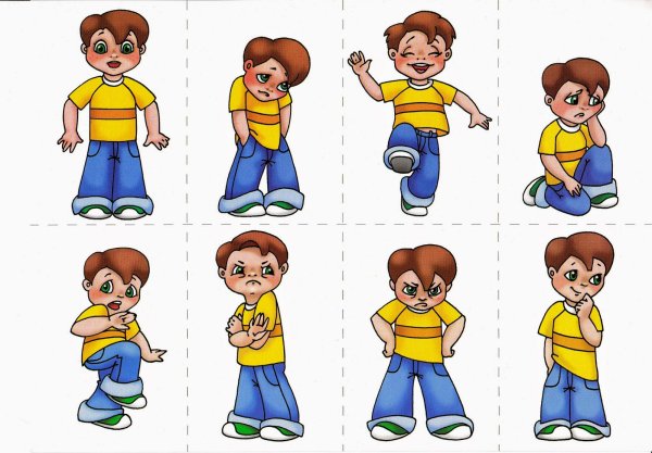 Карточки эмоции для детей