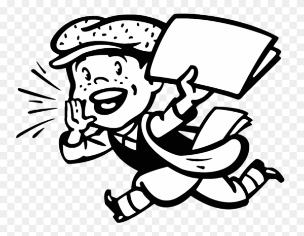 Газета рисунок