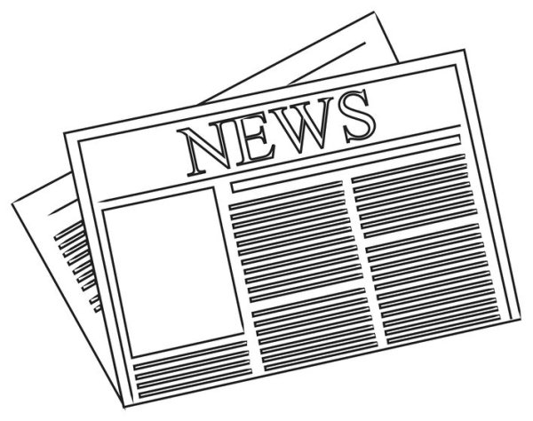 Газета карандашом