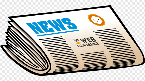 Газета на прозрачном фоне