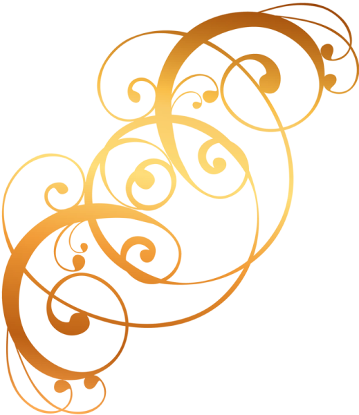 Золотые завитушки