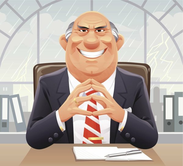 Руководитель мультяшный