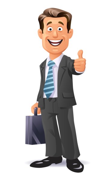 Предприниматель мультяшный