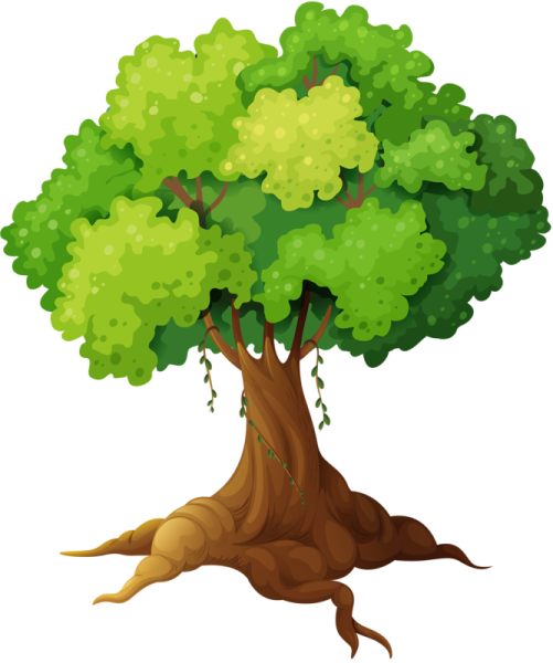 Дуб мультяшный