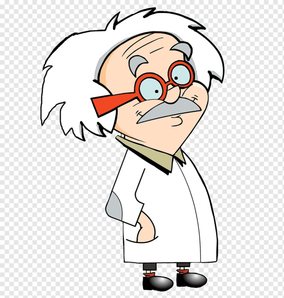 Ученый мультяшный