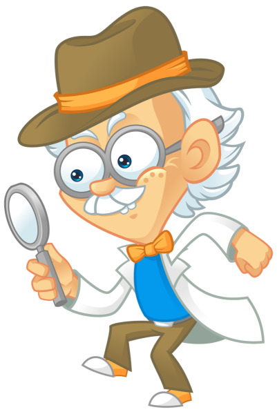 Нарисованный професор профессор