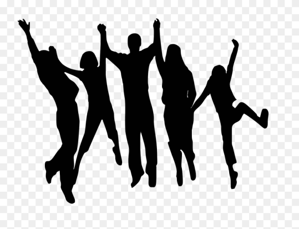 Человек радостный