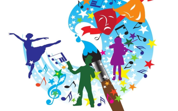 Силуэт цветной