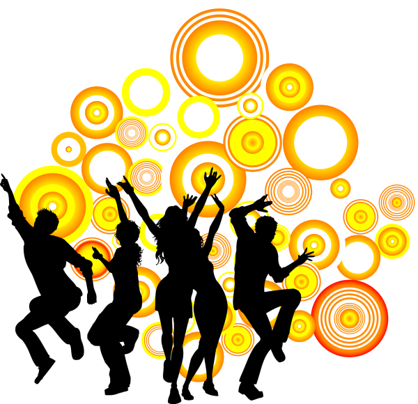 Веселый человек на белом фоне